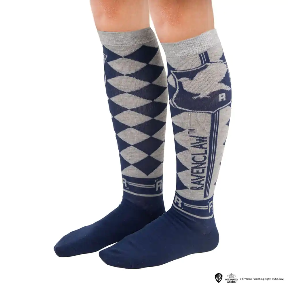 Harry Potter șosete până la genunchi set 3 perechi Ravenclaw poza produsului