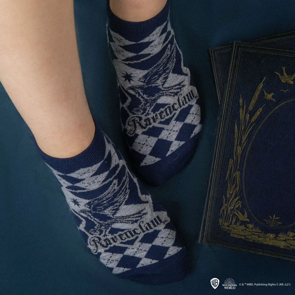 Șosete până la gleznă Harry Potter Set de 3 Ravenclaw poza produsului