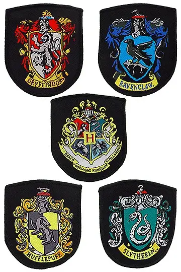 Harry Potter Set de 5 Patch-uri Steme Case poza produsului