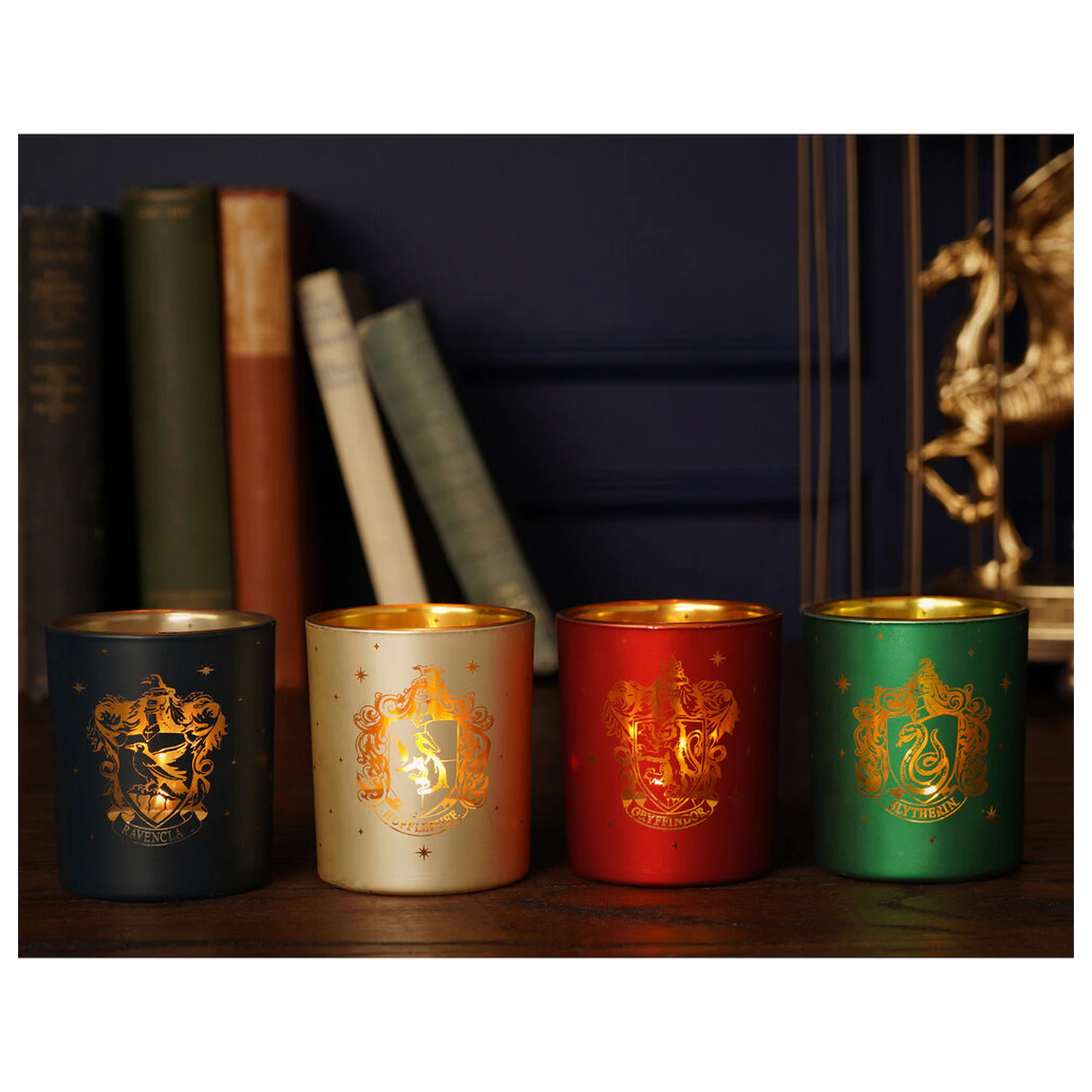 Harry Potter Houses set de suporturi pentru lumanari tip pastila, 4 piese poza produsului