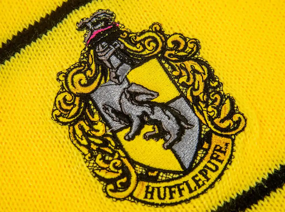 Harry Potter Hufflepuff Eșarfă Subțire cu Dungi 160 cm poza produsului