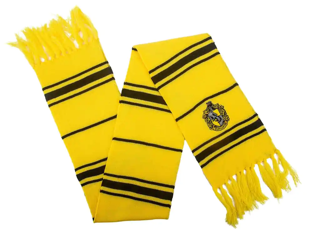 Eșarfă Harry Potter Hufflepuff Thin Stripes (Umeraș) 160 cm poza produsului