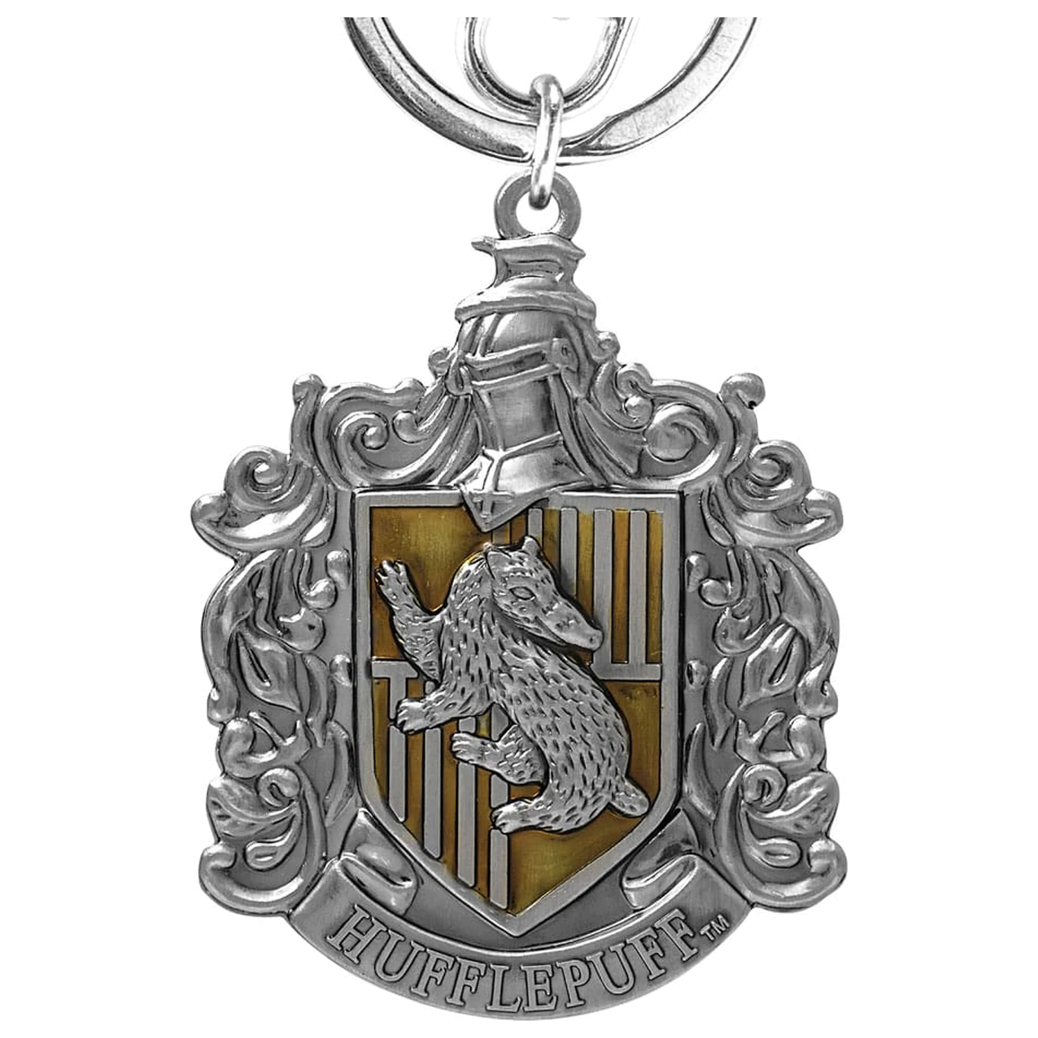 Harry Potter Breloc din cositor cu blazon Hufflepuff poza produsului