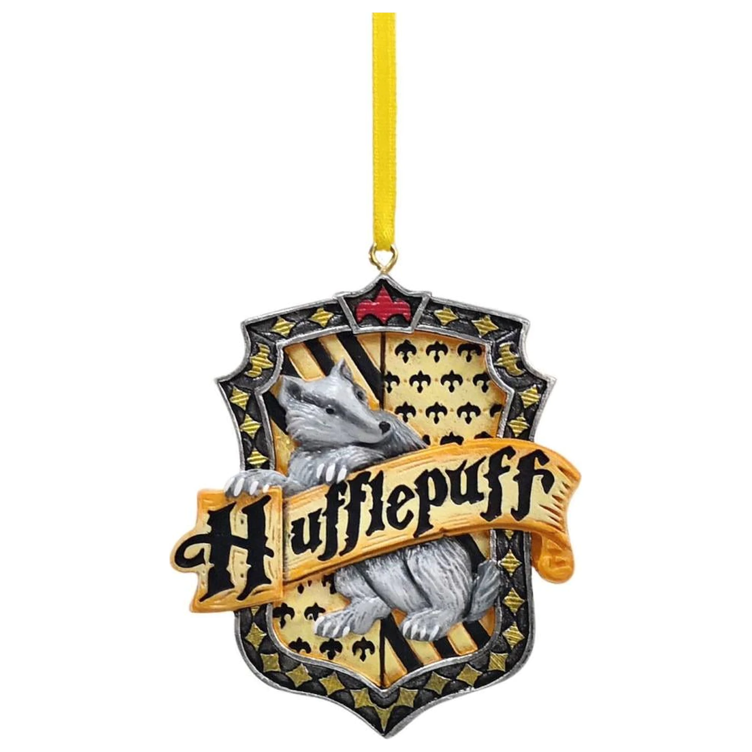 Harry Potter Hufflepuff Ornament pentru pomul de Craciun 8cm poza produsului