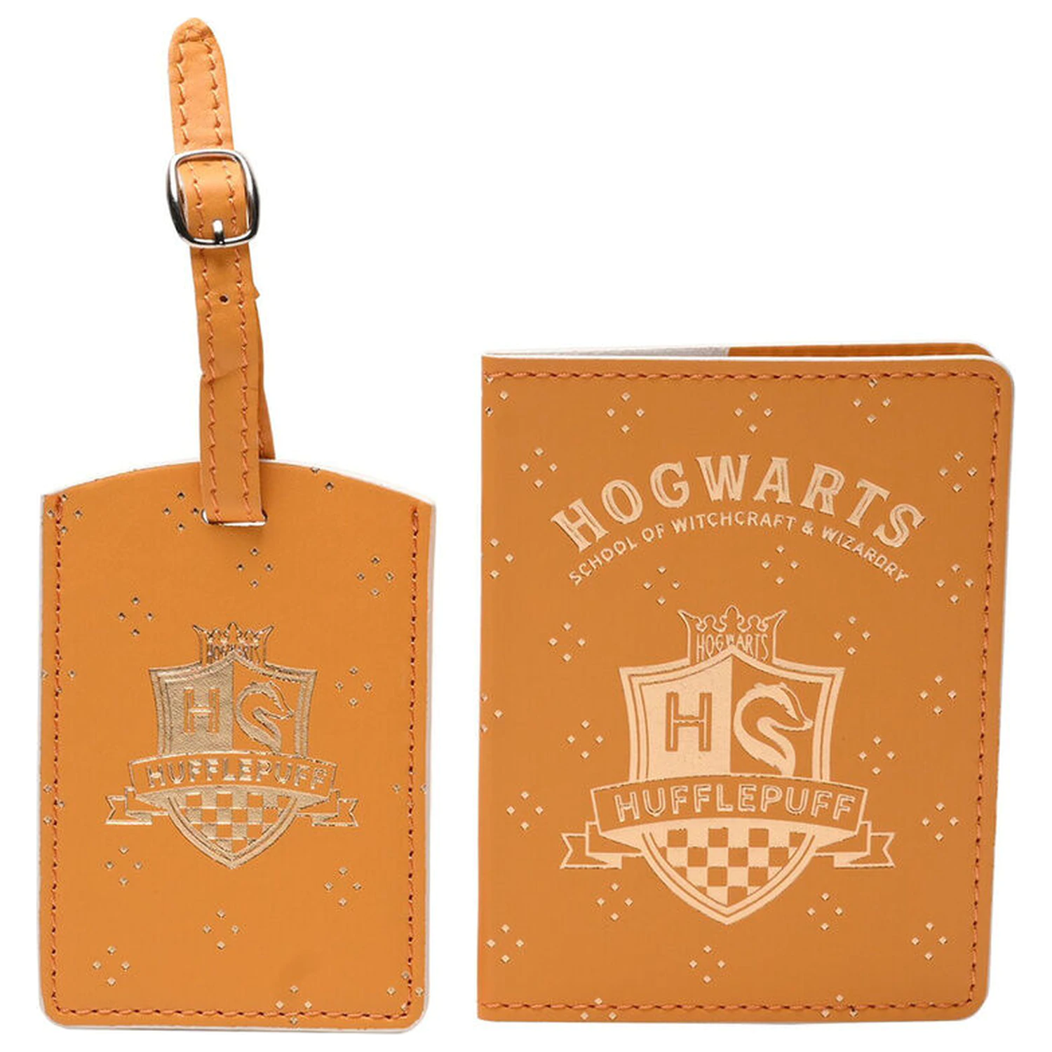 Harry Potter Hufflepuff suport pasaport si eticheta bagaj poza produsului