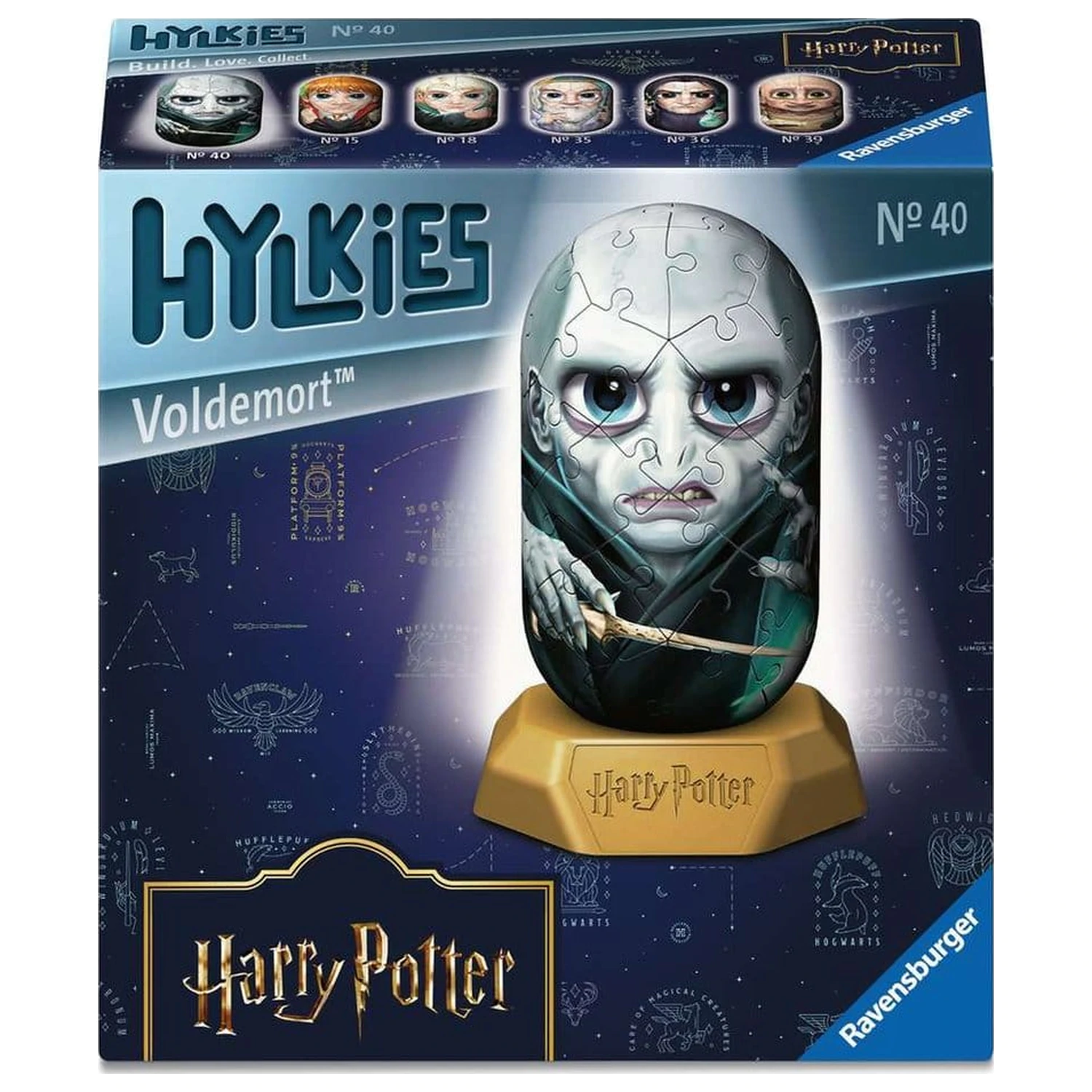 Harry Potter Hylkies 3D puzzle #40 Voldemort 12 cm poza produsului