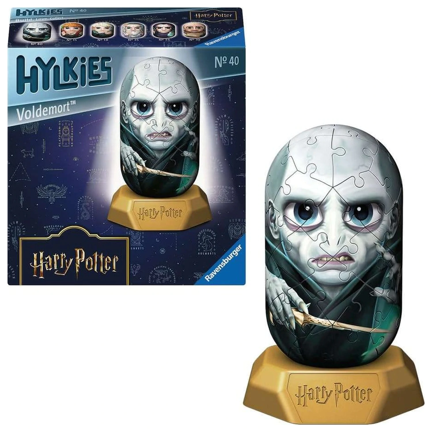 Harry Potter Hylkies 3D puzzle #40 Voldemort 12 cm poza produsului