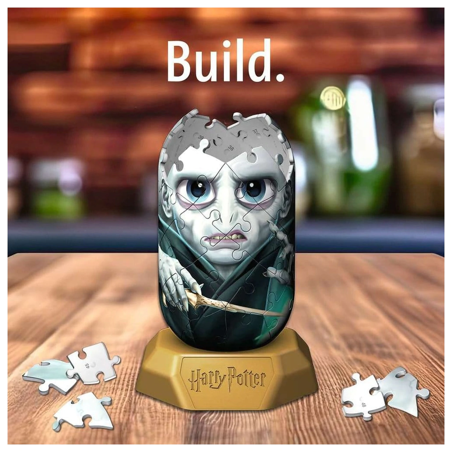 Harry Potter Hylkies 3D puzzle #40 Voldemort 12 cm poza produsului