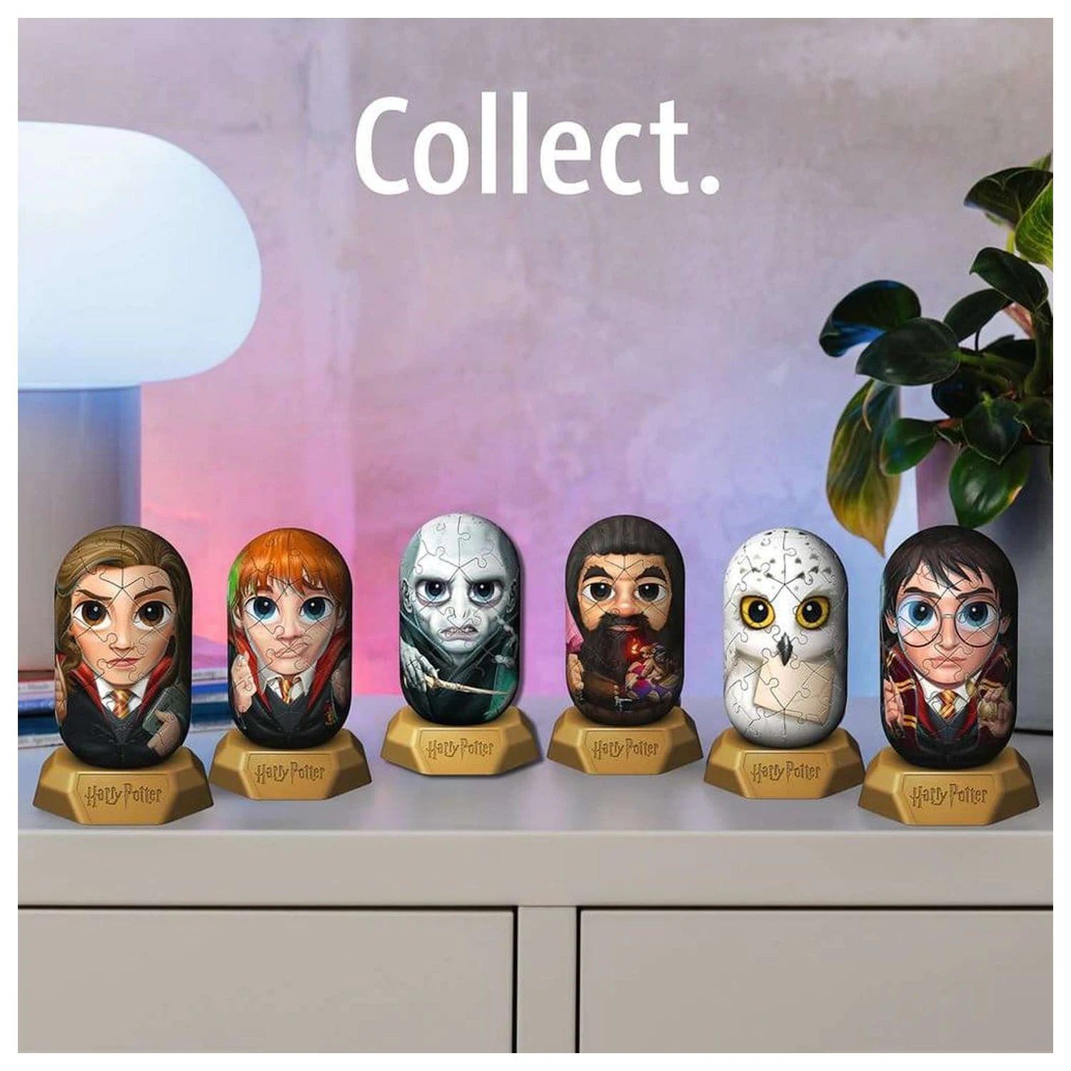 Harry Potter Hylkies 3D puzzle #40 Voldemort 12 cm poza produsului