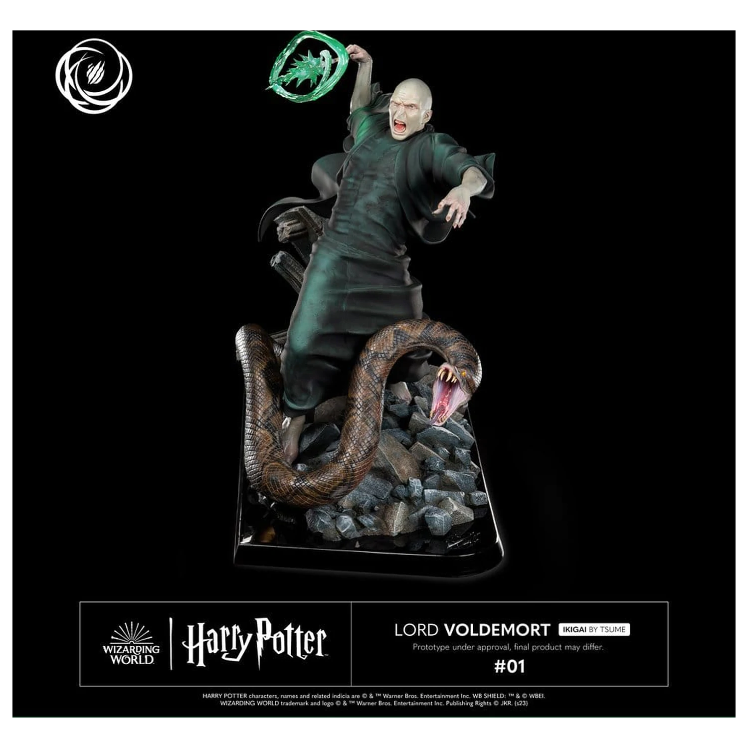 Harry Potter IKIGAI Figura 1/6 Lord Voldemort 32 cm poza produsului