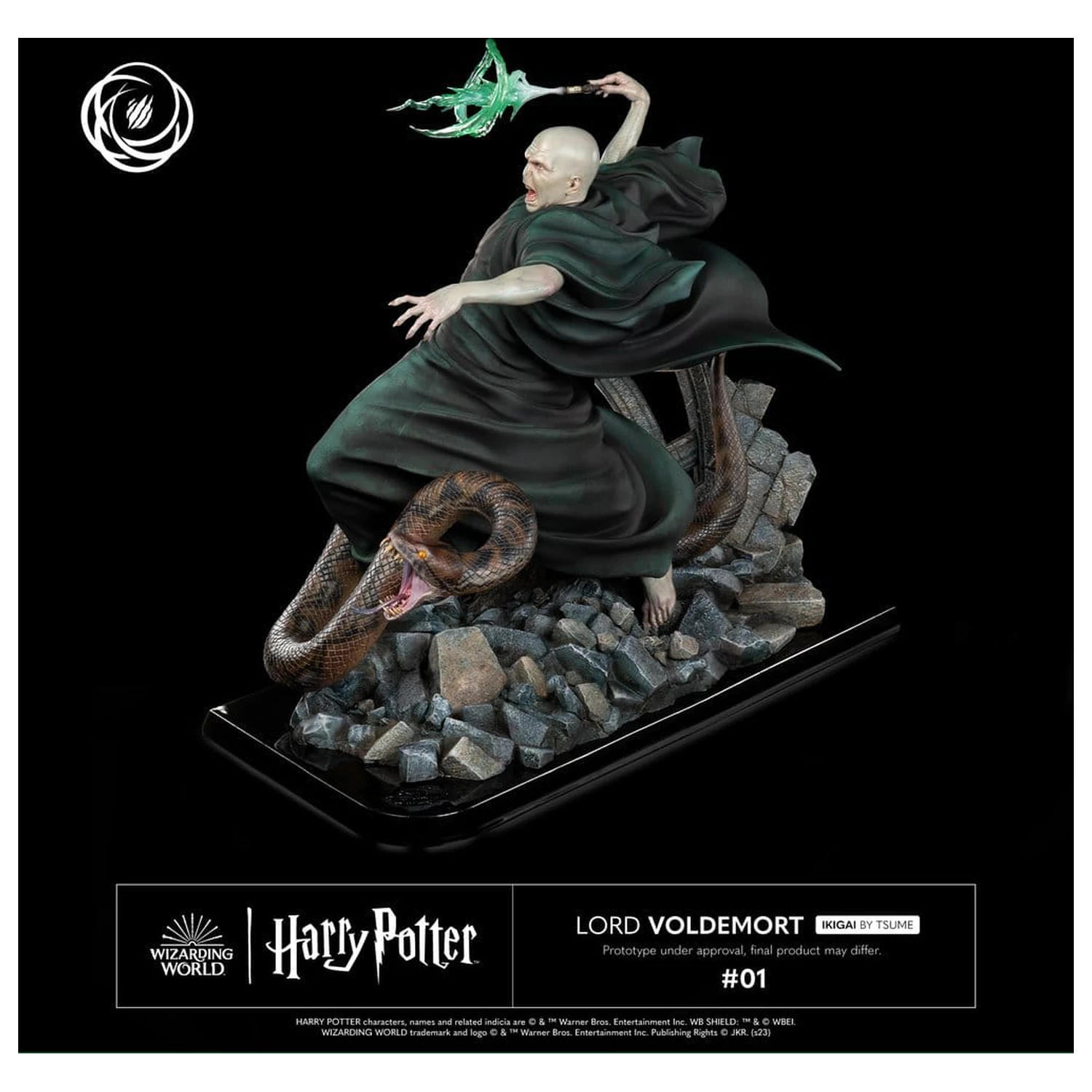 Harry Potter IKIGAI Figura 1/6 Lord Voldemort 32 cm poza produsului
