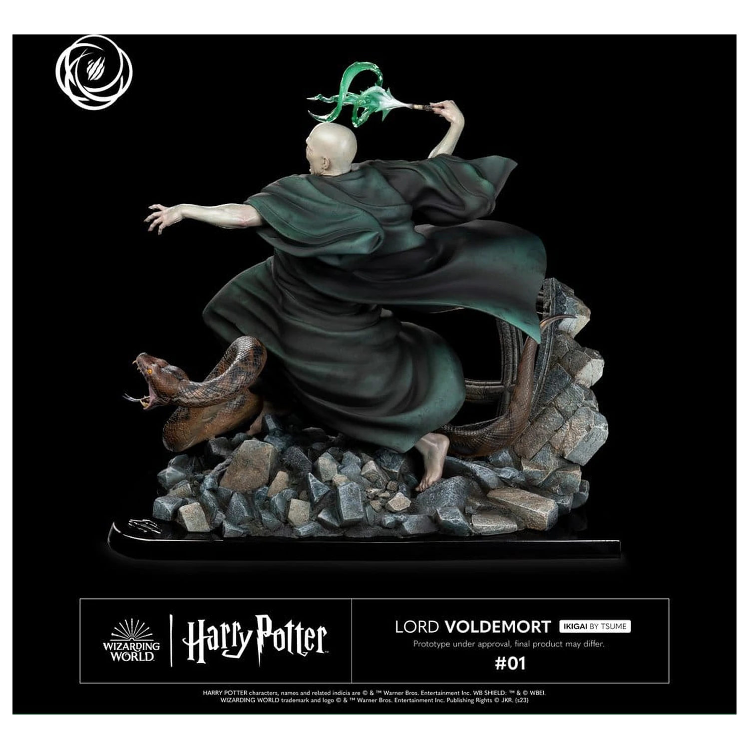 Harry Potter IKIGAI Figura 1/6 Lord Voldemort 32 cm poza produsului