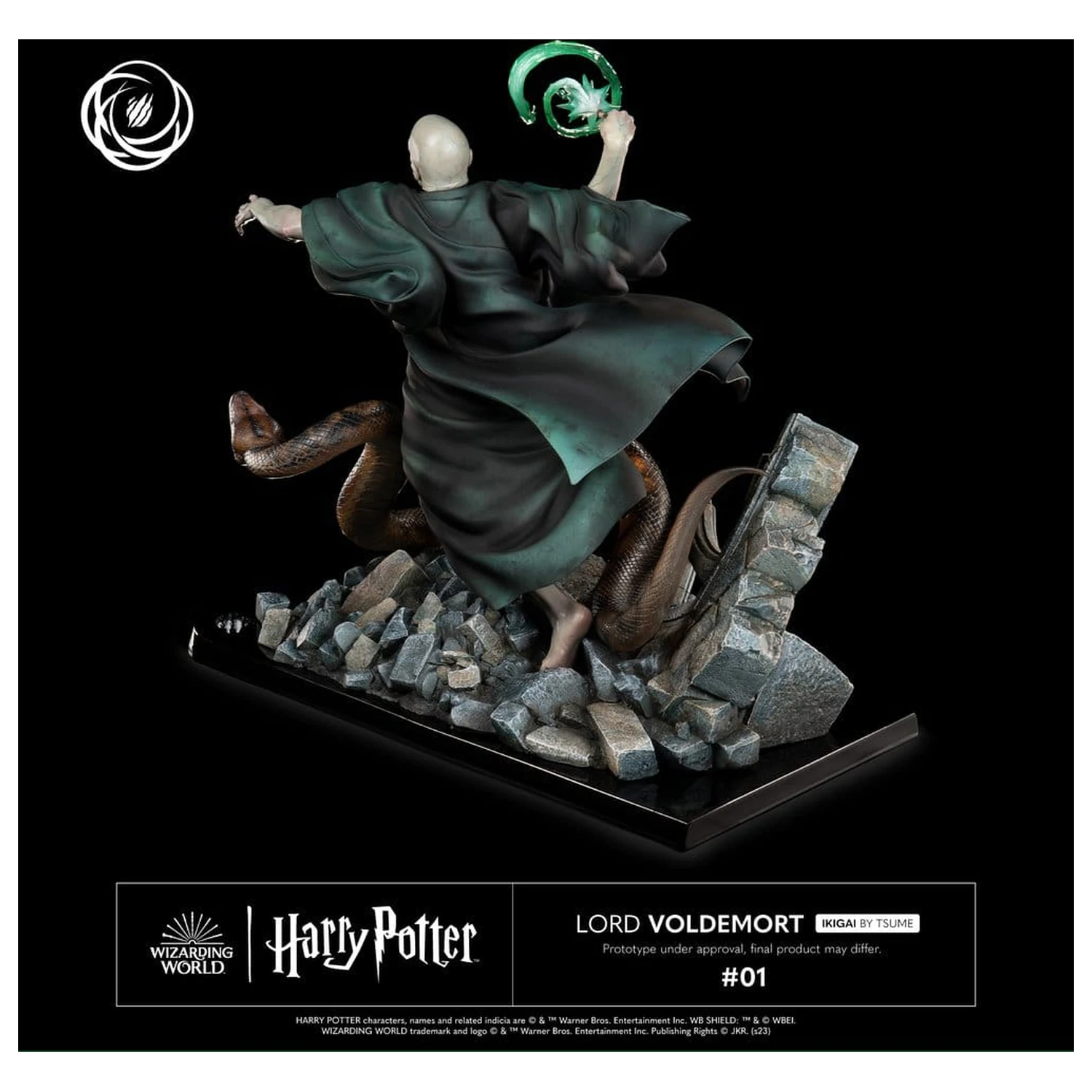 Harry Potter IKIGAI Figura 1/6 Lord Voldemort 32 cm poza produsului