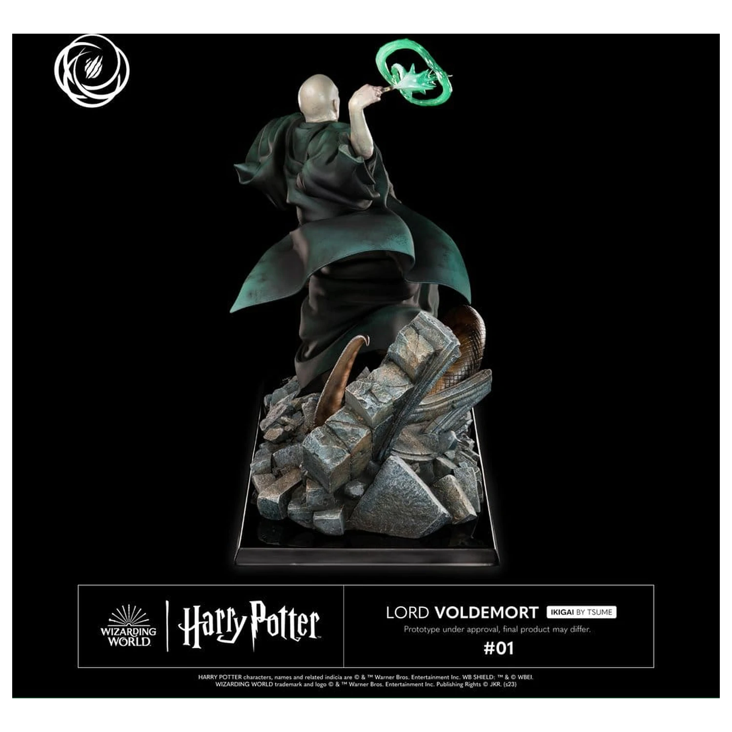 Harry Potter IKIGAI Figura 1/6 Lord Voldemort 32 cm poza produsului