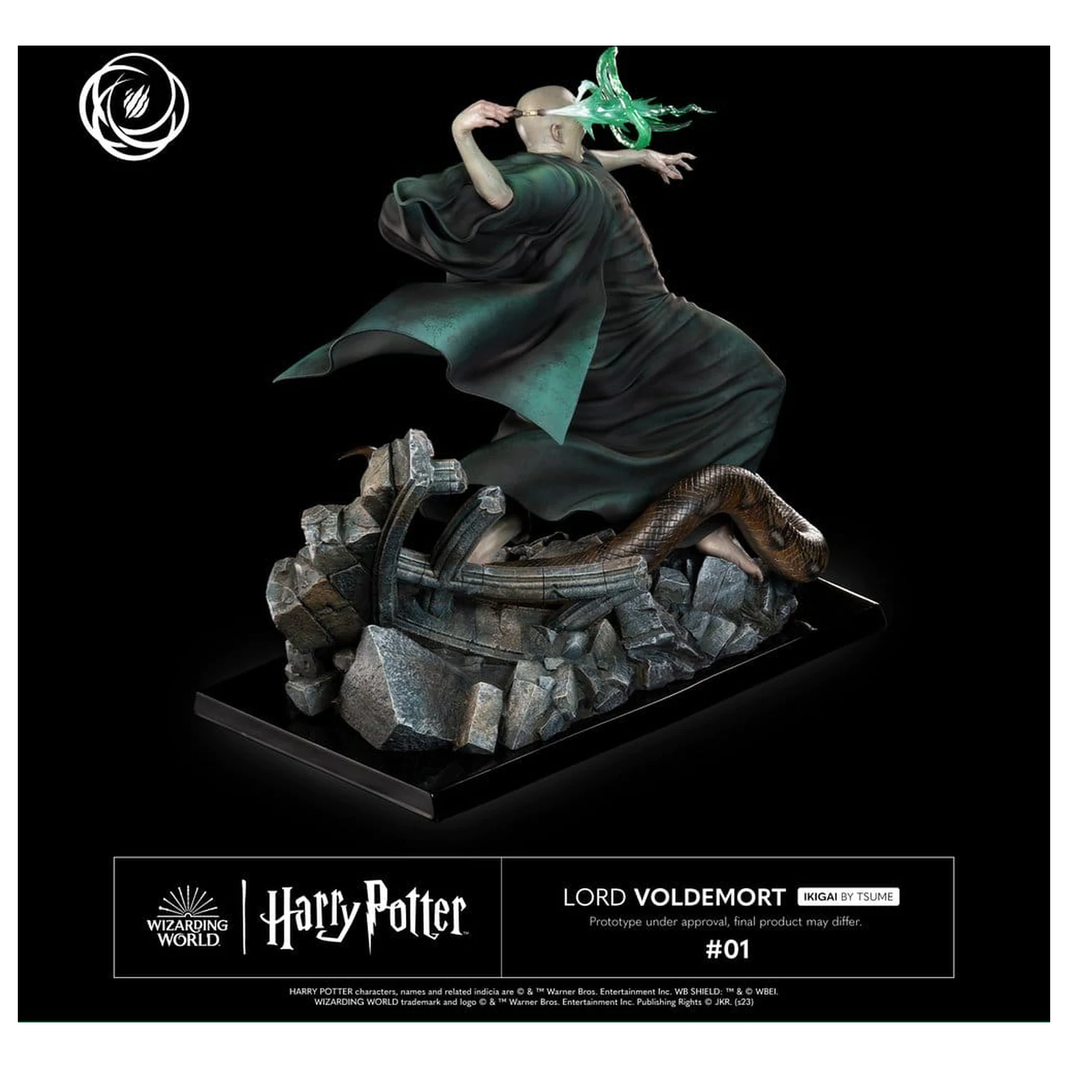 Harry Potter IKIGAI Figura 1/6 Lord Voldemort 32 cm poza produsului