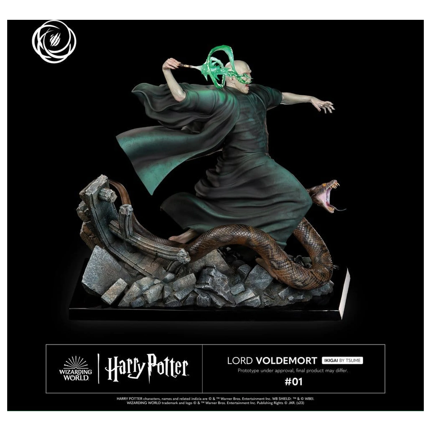 Harry Potter IKIGAI Figura 1/6 Lord Voldemort 32 cm poza produsului