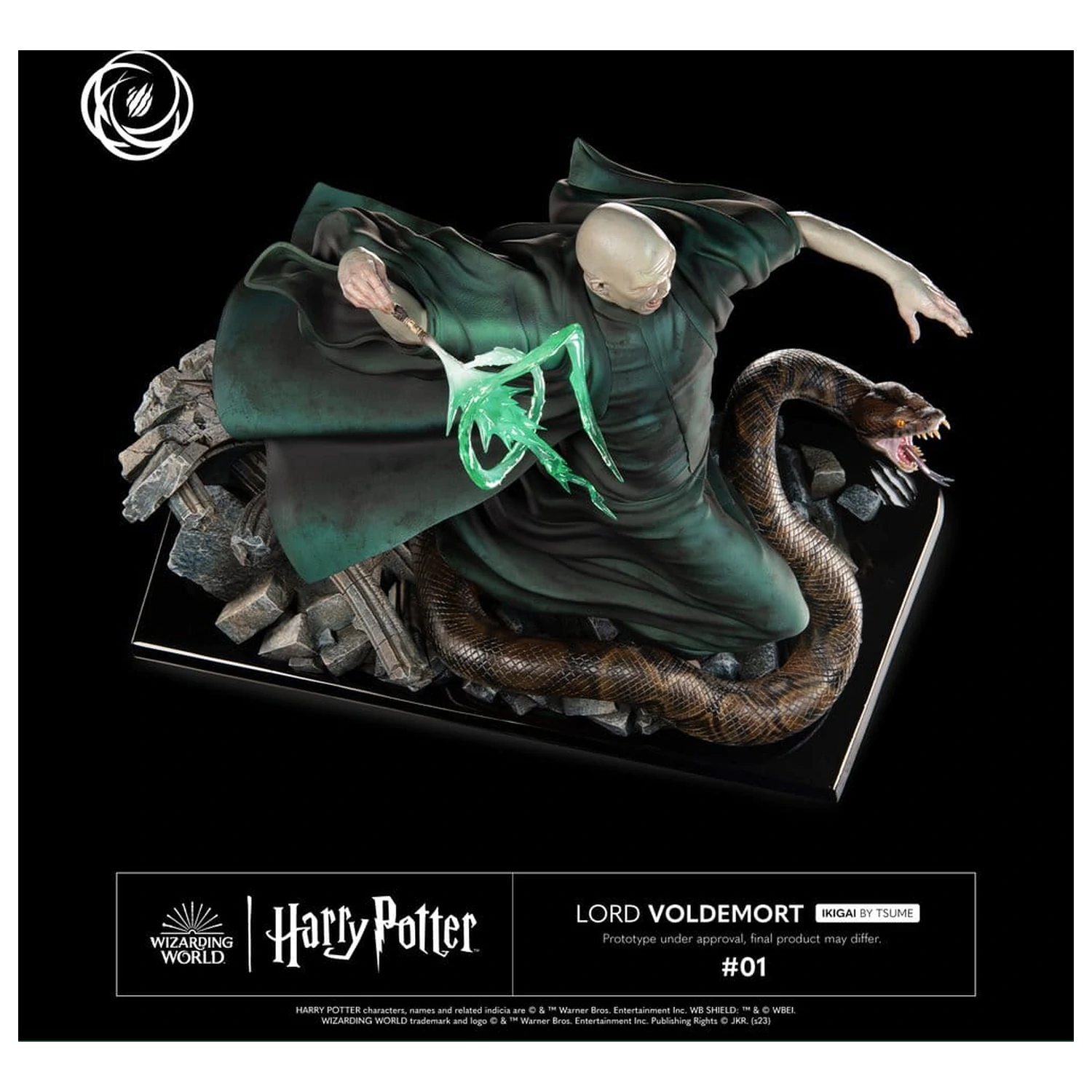 Harry Potter IKIGAI Figura 1/6 Lord Voldemort 32 cm poza produsului