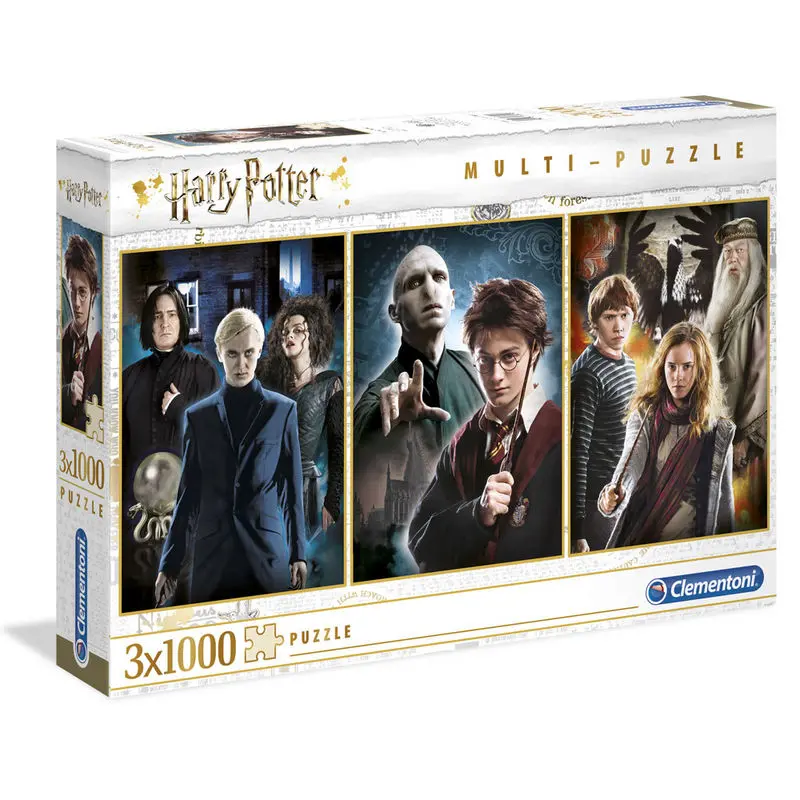 Harry Potter Multi Puzzle cu piese cu personaje (3 x 1000 de piese) poza produsului