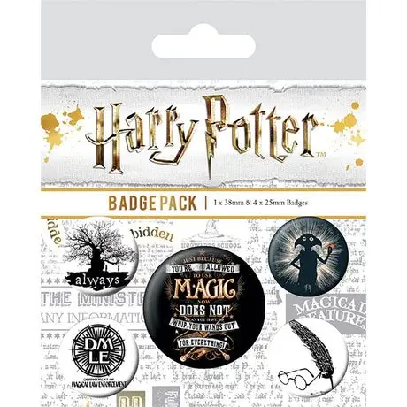 Harry Potter Pin-Back Buttons Set 5 bucăți Symbols poza produsului