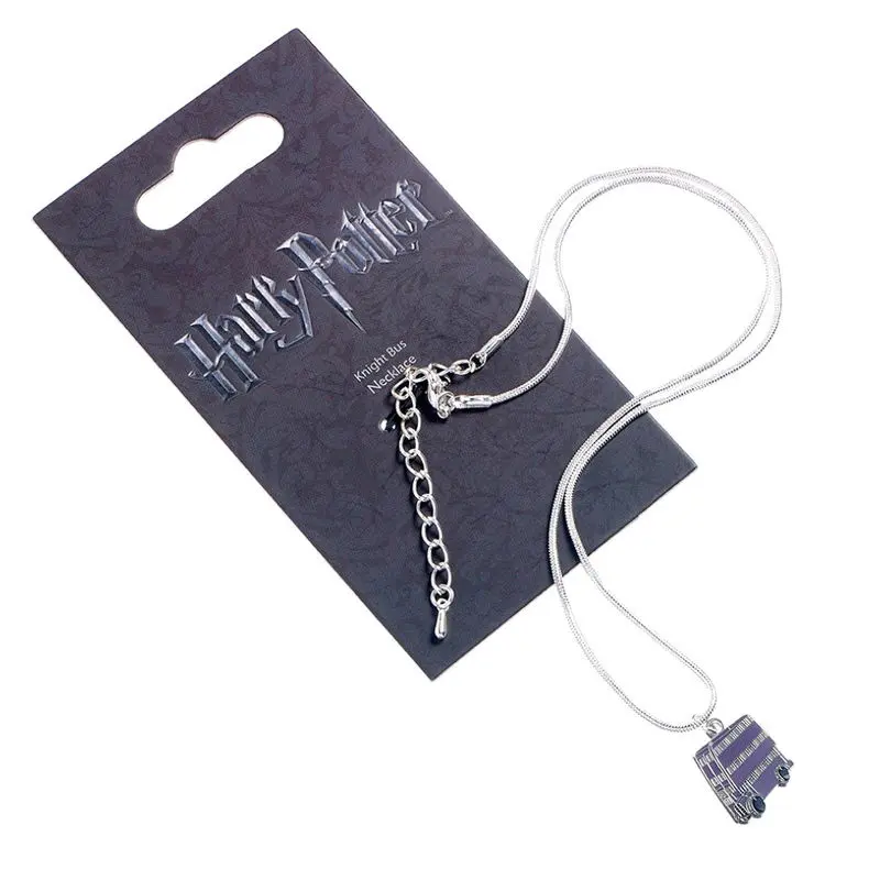 Harry Potter Medalion si Colier Knight Bus (placat cu argint) poza produsului