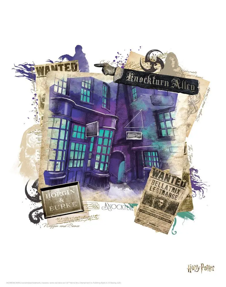 Harry Potter Set de 10 litografii 36 x 28 cm poza produsului
