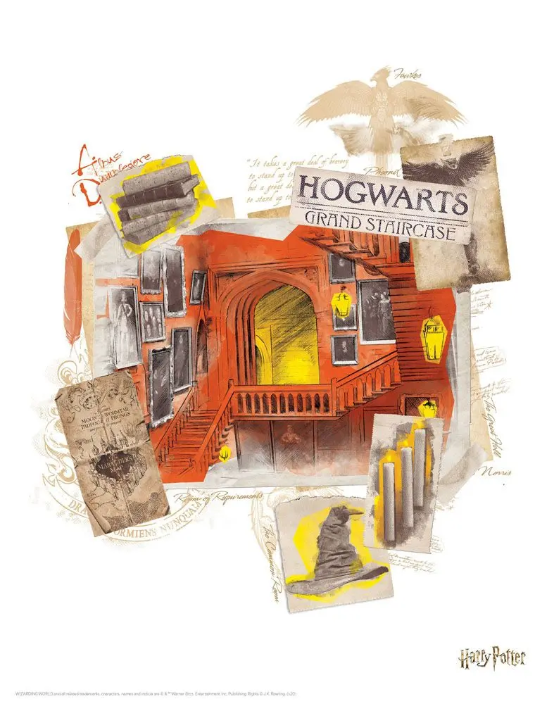 Harry Potter Set de 10 litografii 36 x 28 cm poza produsului