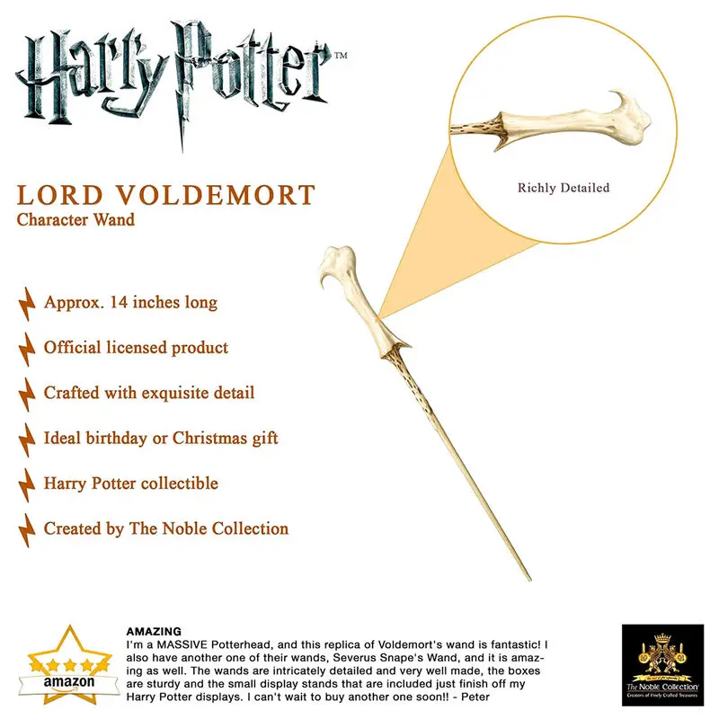 Harry Potter Baghetă Lord Voldemort (Character-Edition) poza produsului