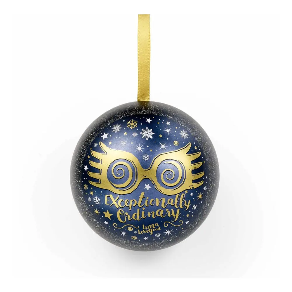 Ornament de pom Harry Potter cu colier ochelari Luna Lovegood poza produsului