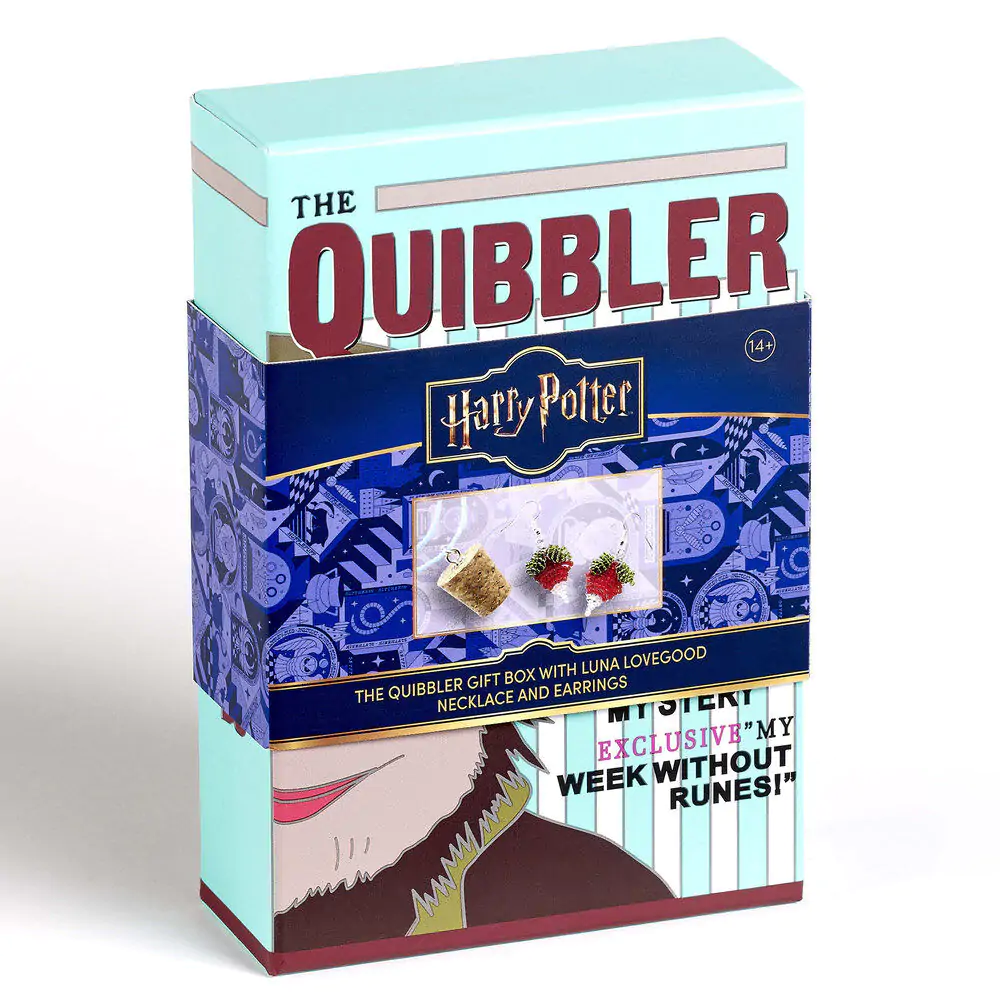 Harry Potter Luna Lovegoods Quibbler cercei + colier poza produsului