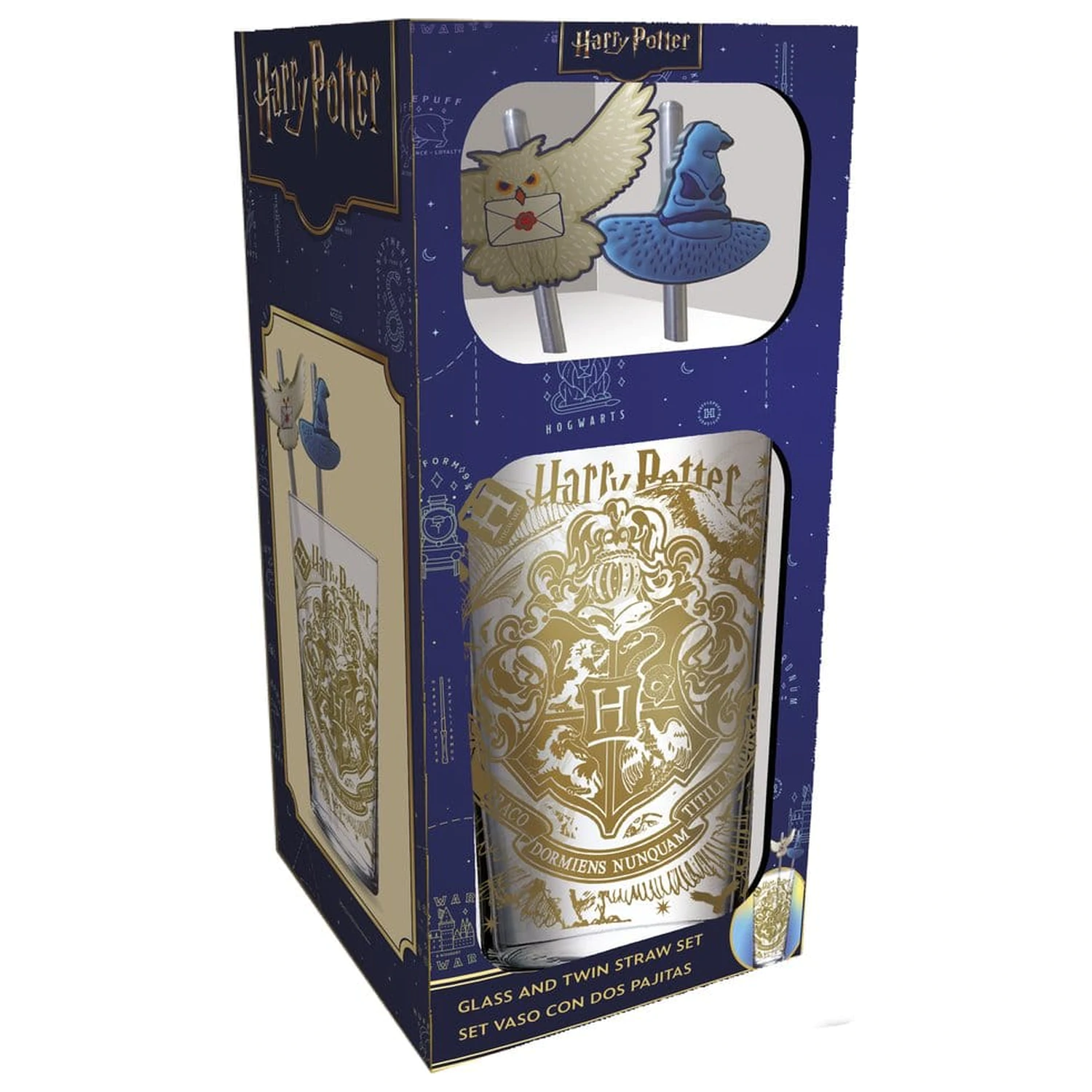 Harry Potter Pahar din sticla cu paie Magic & Mayhem 485 ml poza produsului