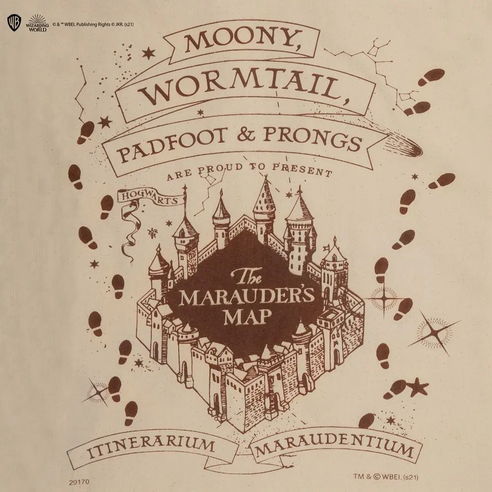 Harry Potter Tote Bag Harta Marauderilor poza produsului