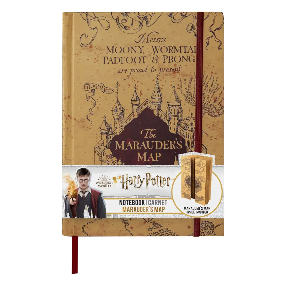 Harry Potter Caiet A5 Harta Marauder poza produsului