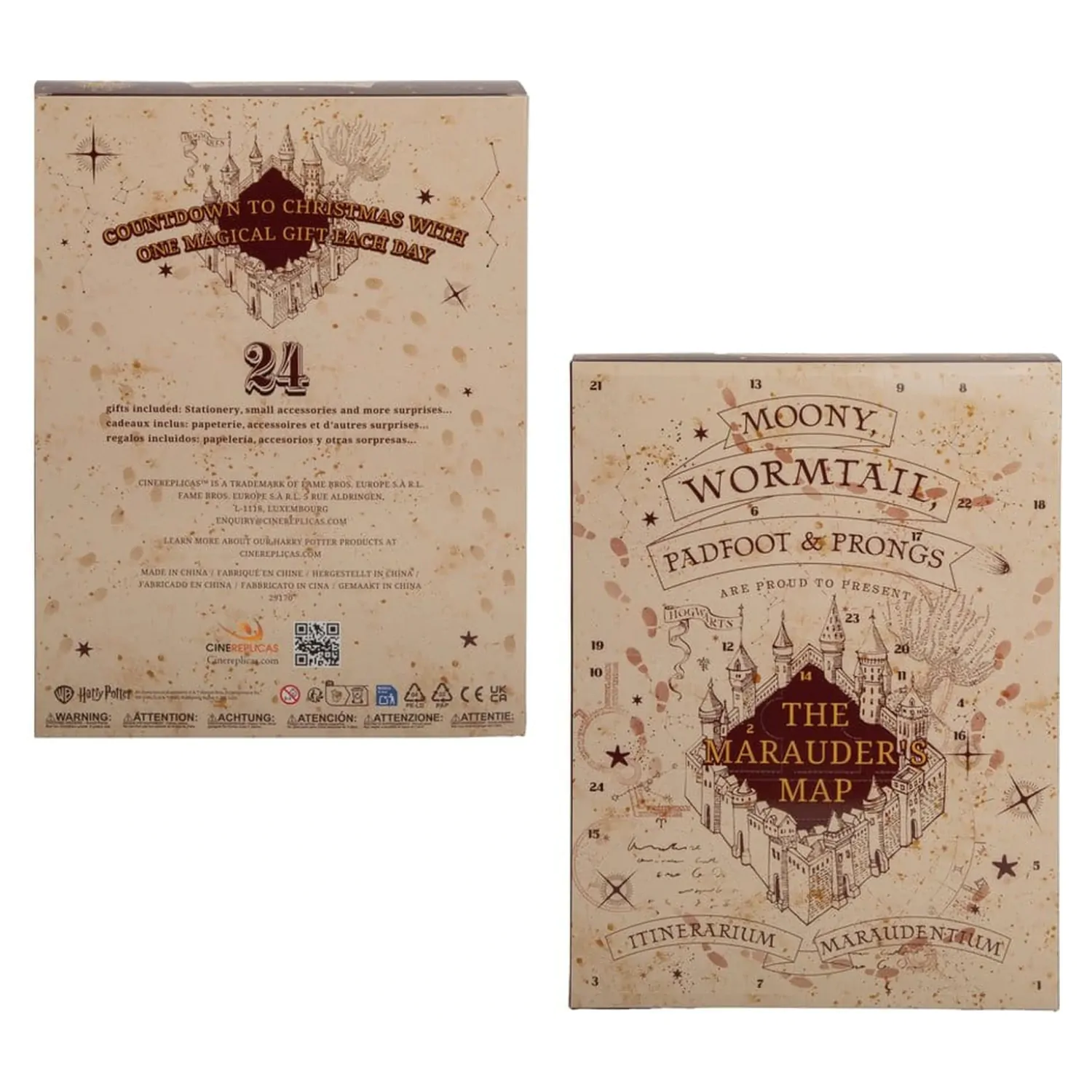 Harry Potter Calendar de Advent Marauder's Map New Edition 2026 poza produsului