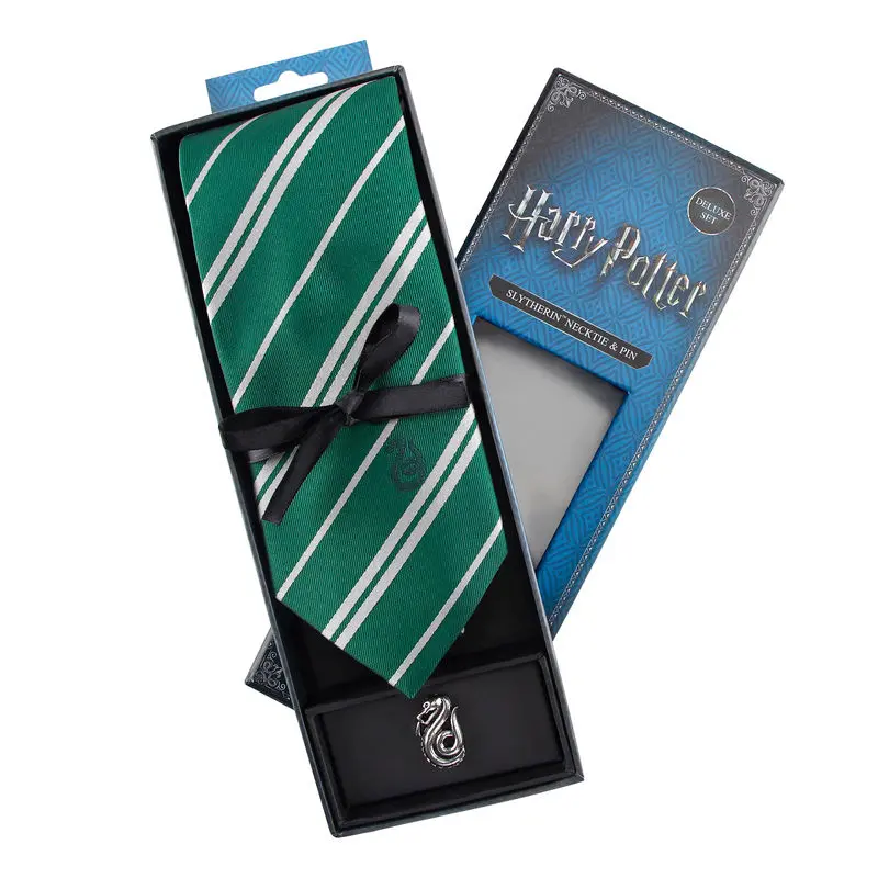 Harry Potter Cravată & Metal Pin Deluxe Box Slytherin poza produsului