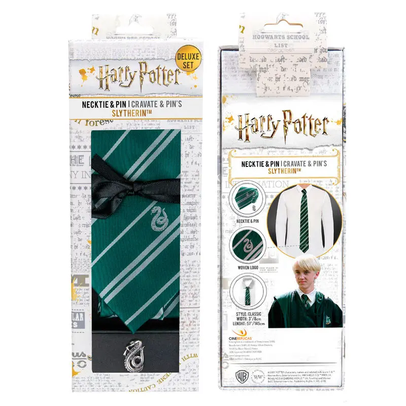 Harry Potter Cravată & Metal Pin Deluxe Box Slytherin poza produsului
