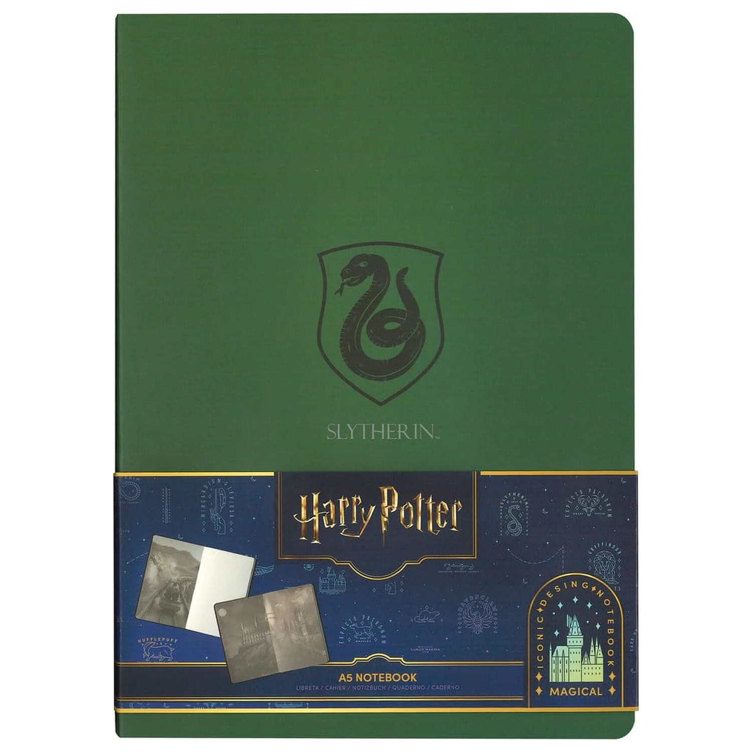 Harry Potter Caiet Softcover Slytherin 21 cm poza produsului