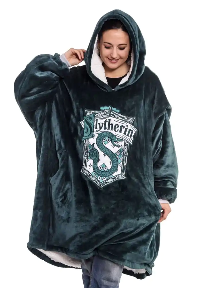 Harry Potter Hanorac Pătură Oversized Slytherin poza produsului