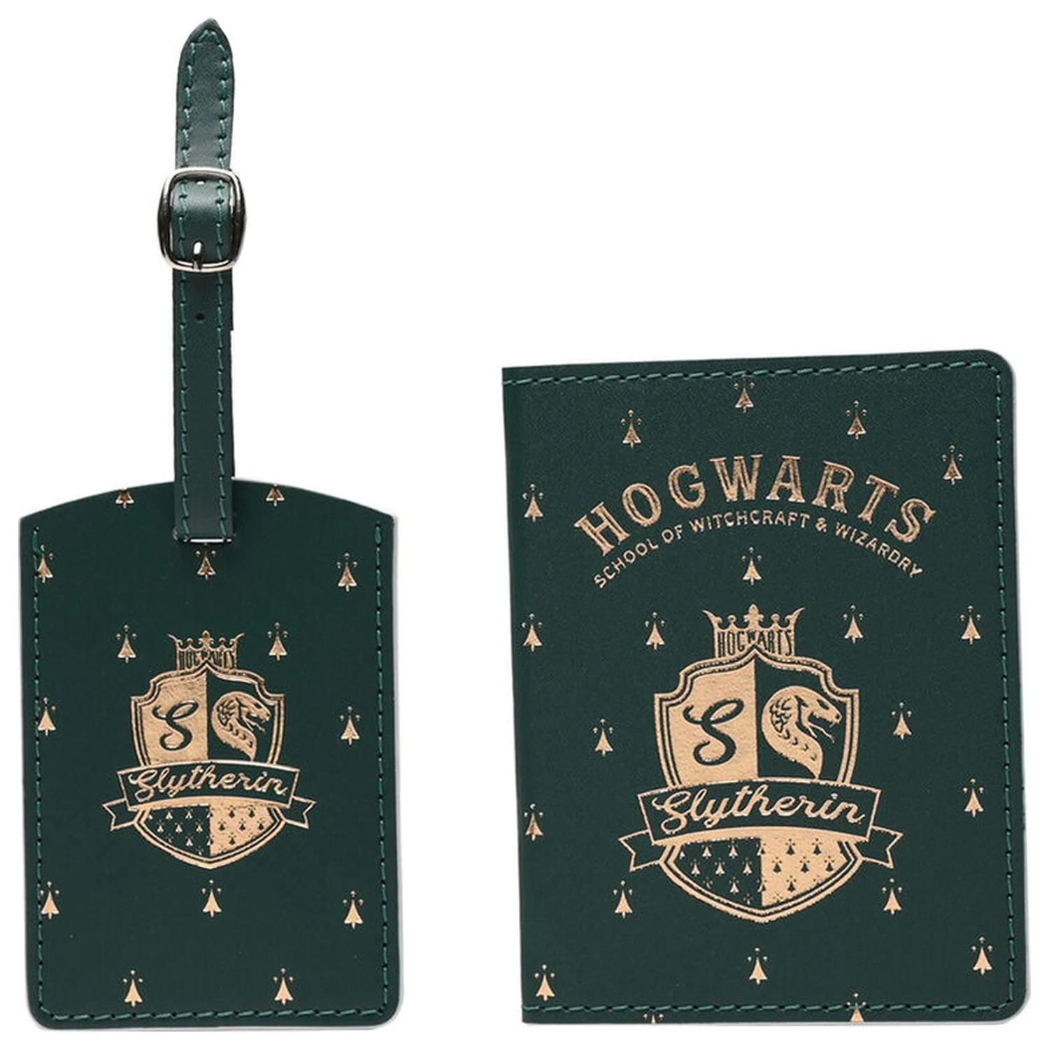 Harry Potter Slytherin suport pasaport si eticheta bagaj poza produsului