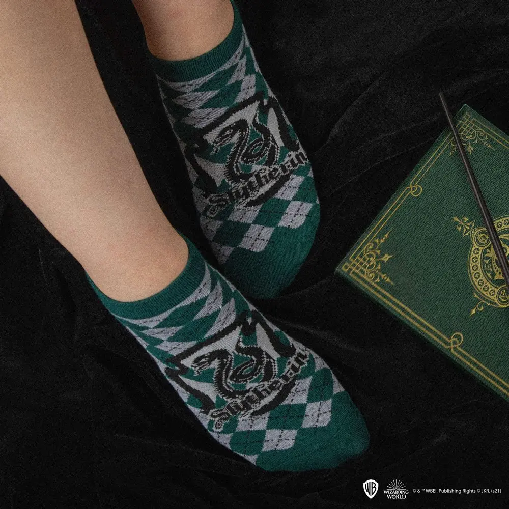 Șosete gleznă Harry Potter 3-Pack Slytherin poza produsului