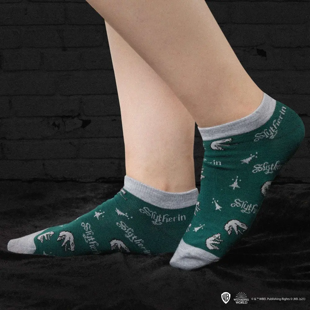 Șosete gleznă Harry Potter 3-Pack Slytherin poza produsului