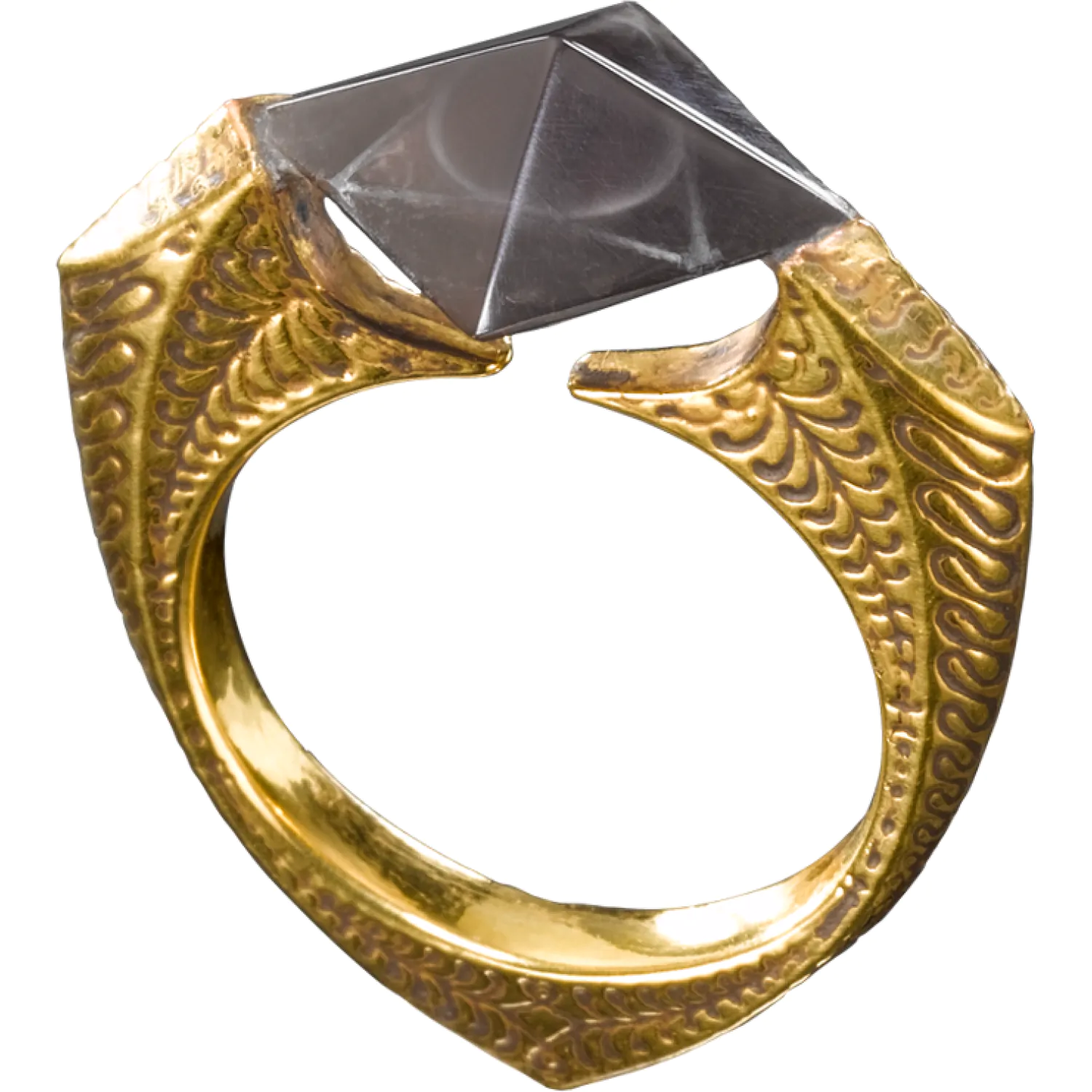 Harry Potter Replica 1/1 Inel Horcrux al lui Lord Voldemort (placat cu aur) poza produsului