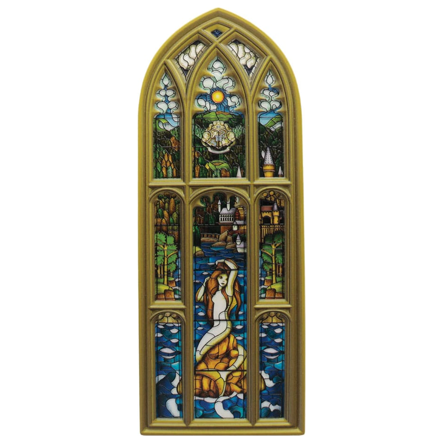 Harry Potter Placa de rasina Fereastra din Sticla in stil Mozaic cu Sirena poza produsului