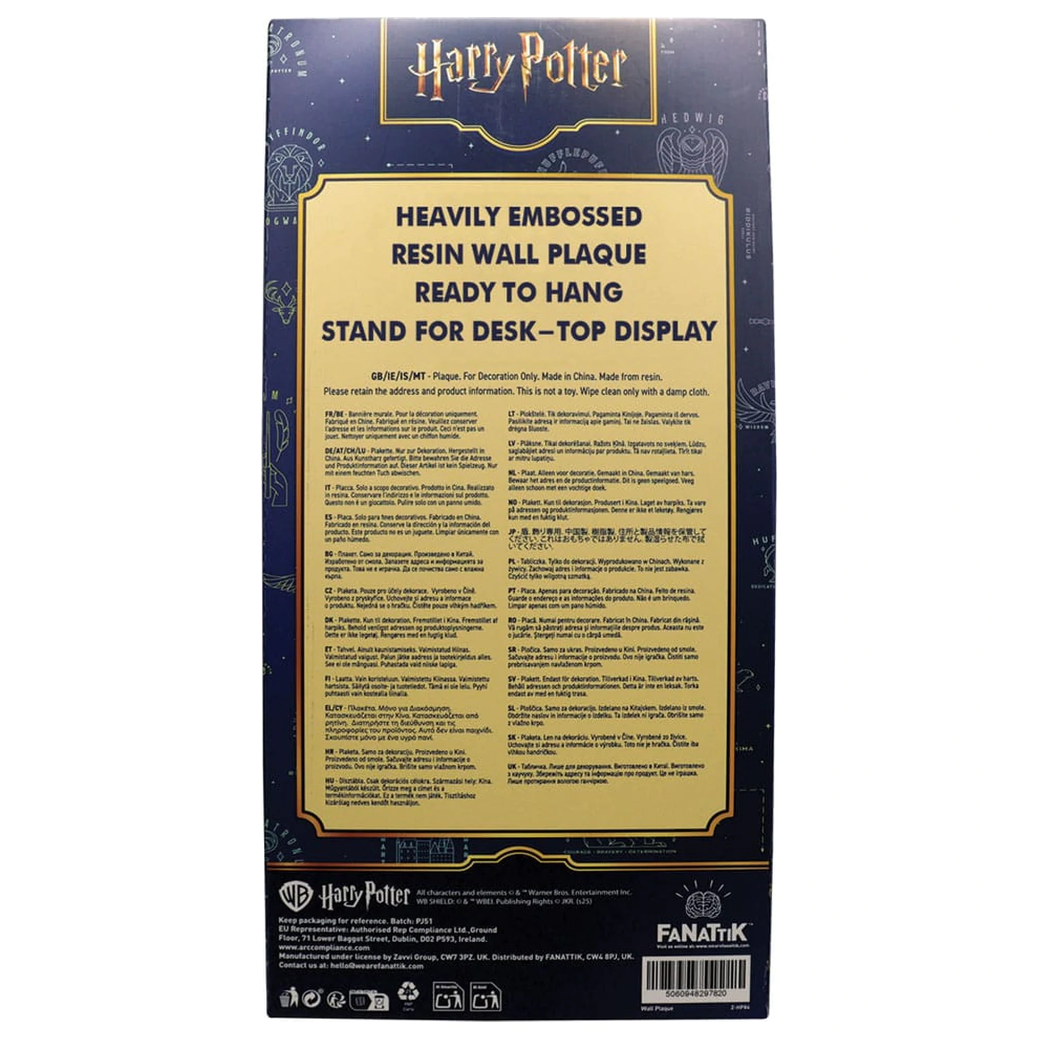 Harry Potter Placa de rasina Fereastra din Sticla in stil Mozaic cu Sirena poza produsului