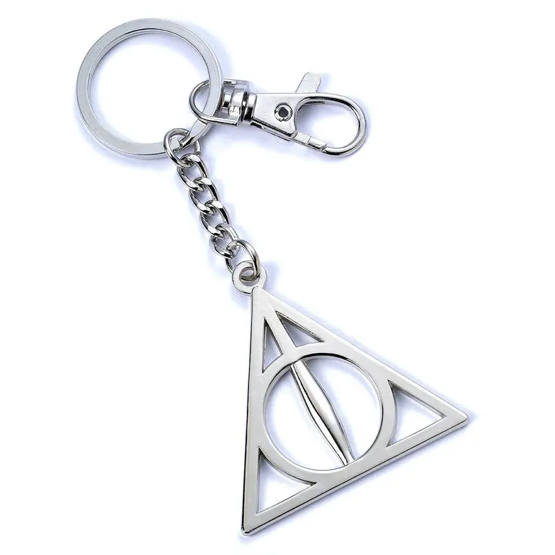 Breloc Harry Potter Deathly Hallows (placat cu argint) poza produsului