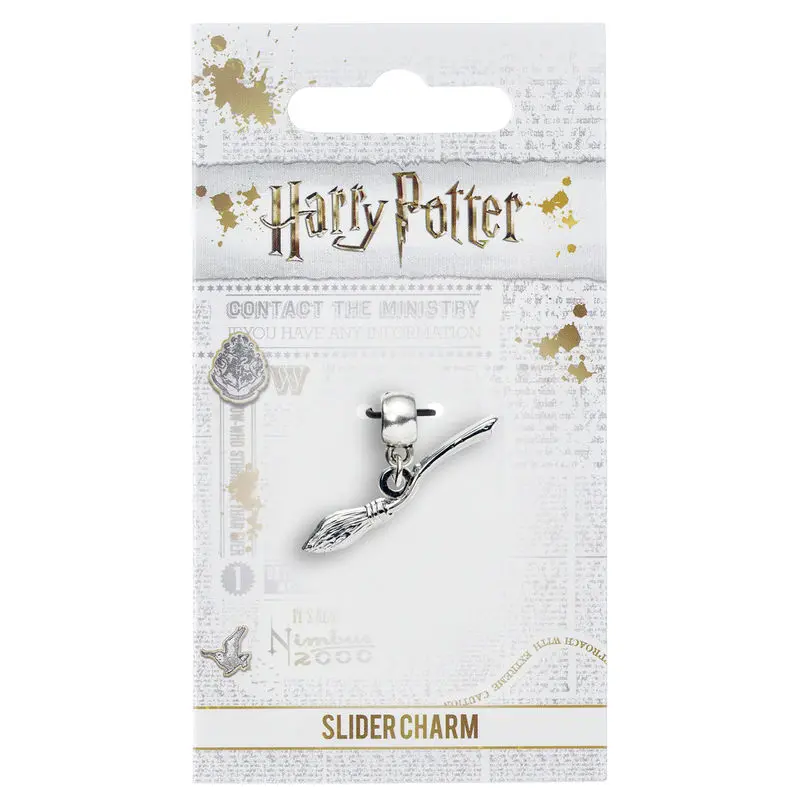 Harry Potter Charm Nimbus 2000 Broomstick (placat cu argint) poza produsului