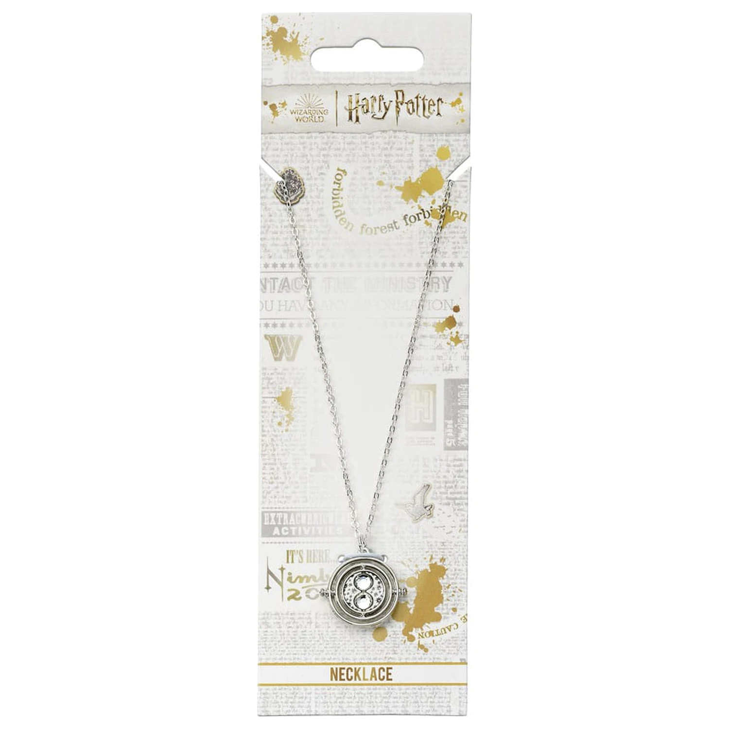 Harry Potter Colier Time Turner Charm (Silver Tone) poza produsului