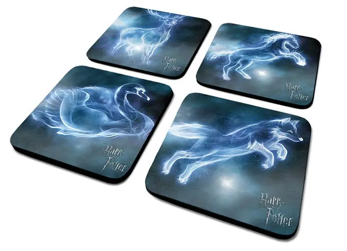 Harry Potter Coaster Set de 4 Bucăți Patronus poza produsului