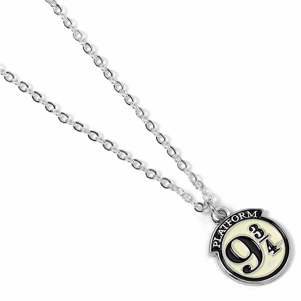 Pandantiv Harry Potter & Colier Platforma 9 3/4 (placat cu argint) poza produsului