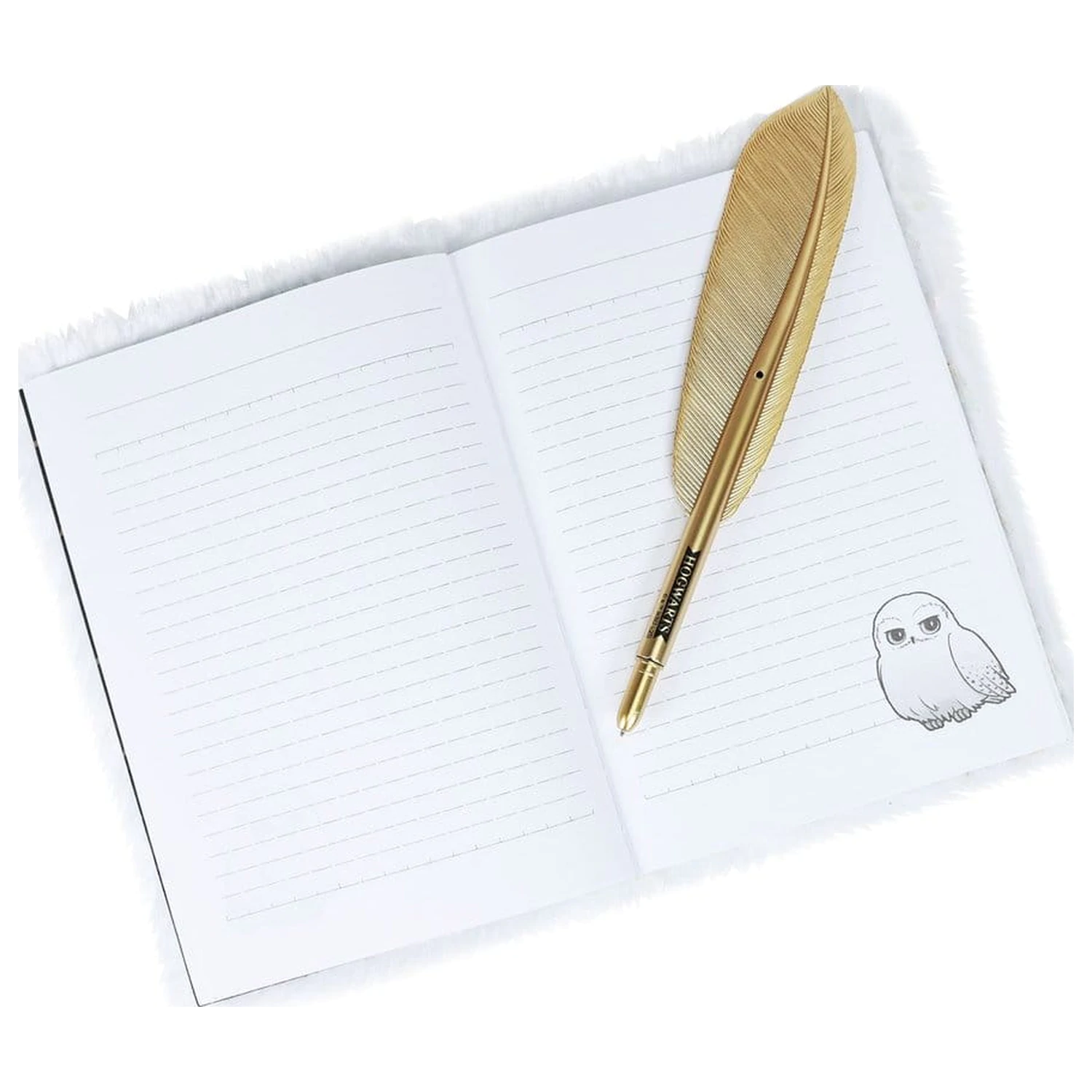 Harry Potter Set Notebook de pluș cu pix Hedwig Magical Locations poza produsului