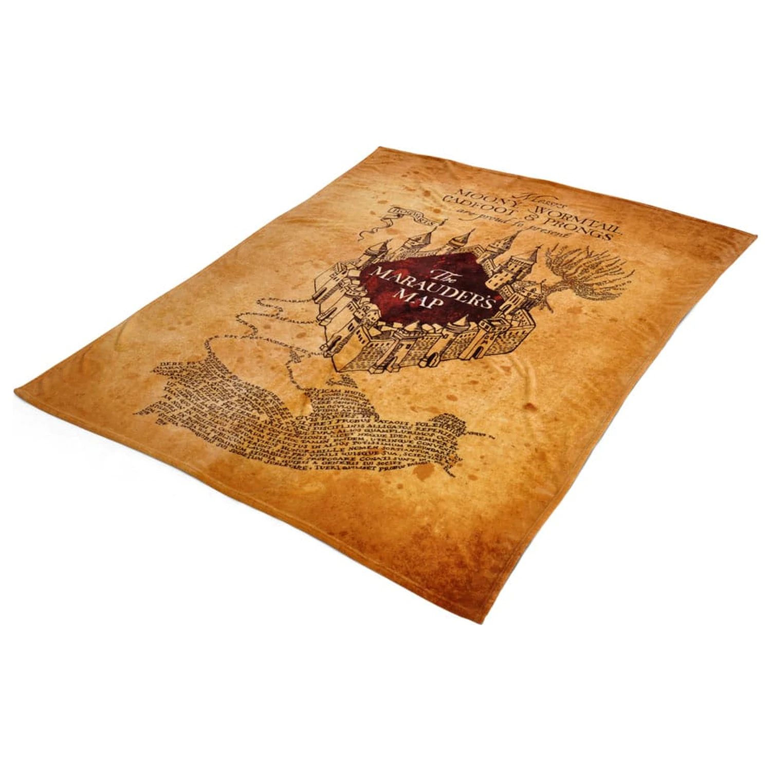 Harry Potter Patura Confortabila Portal Marauder´s Map 180 x 200 cm poza produsului